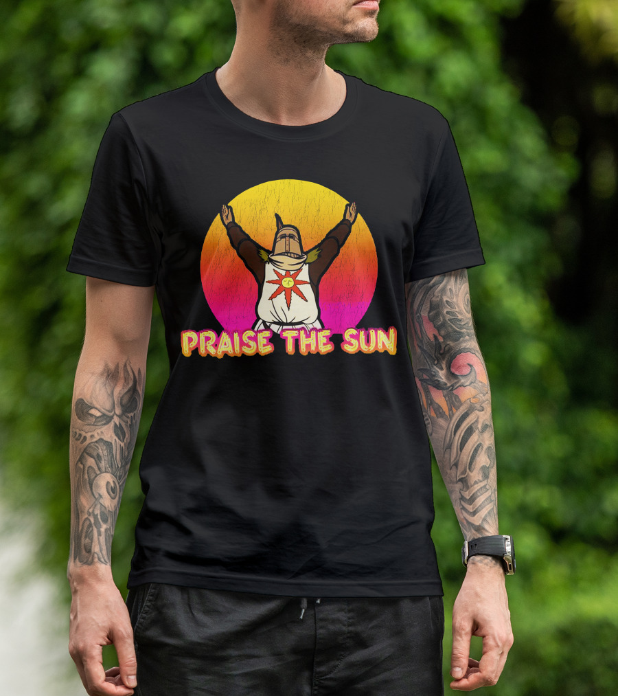 Praise The Sun Solaire Dark Souls Fan T-Shirt