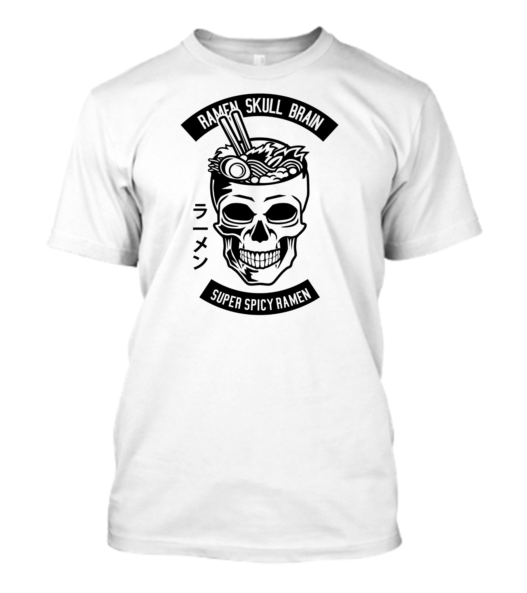 Ramen Skull Brain Super Spicy Ramen T-Shirt