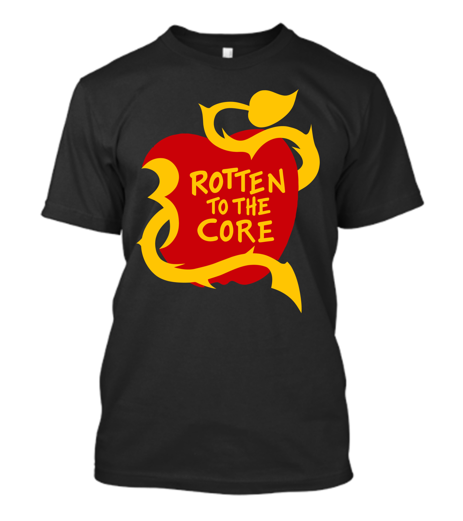 Rotten To The Core Apple With Yellow Vines T-Shirt