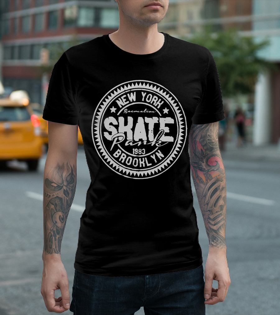 New York Recreation Skate Park Brooklyn 1983 T-Shirt