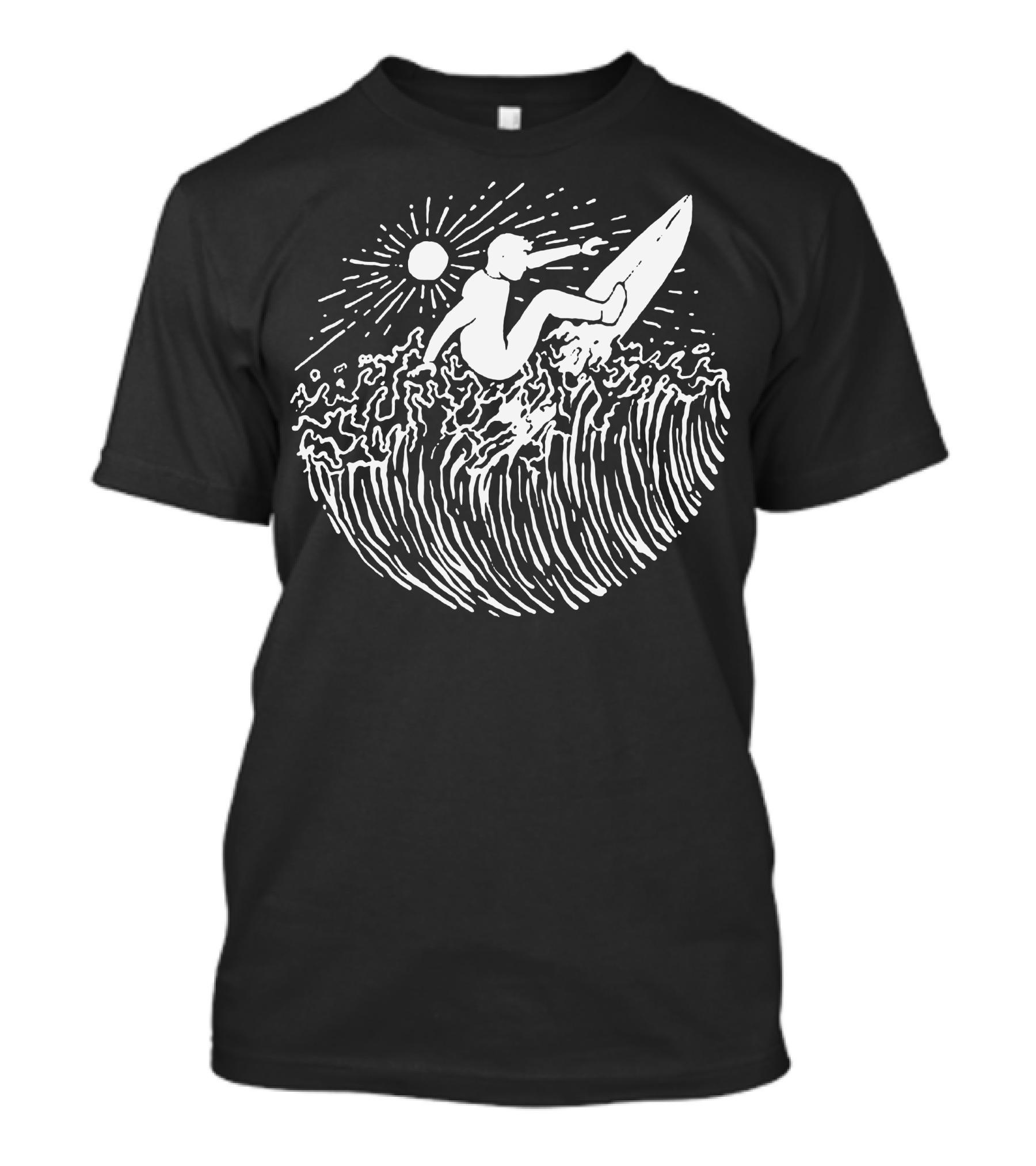 Surf And Shine Surfing The Sunlit Waves T-Shirt