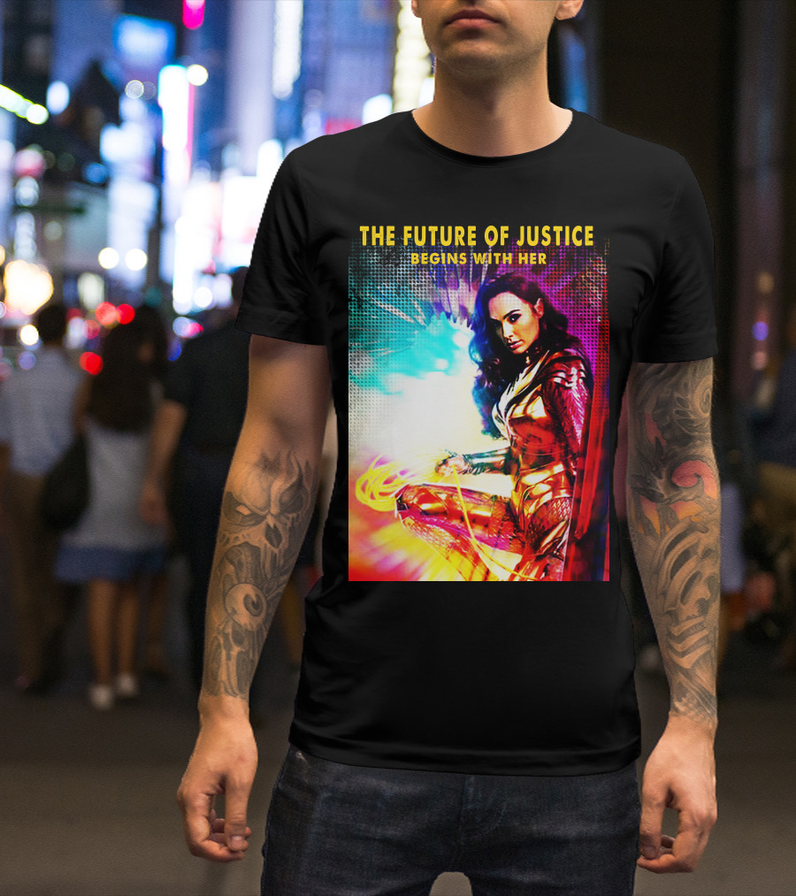 The Future Of Justice Begins With Her WW1984 T-Shirt