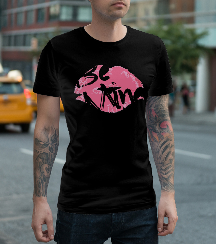 Be Mine Pink Kiss Lip T-Shirt