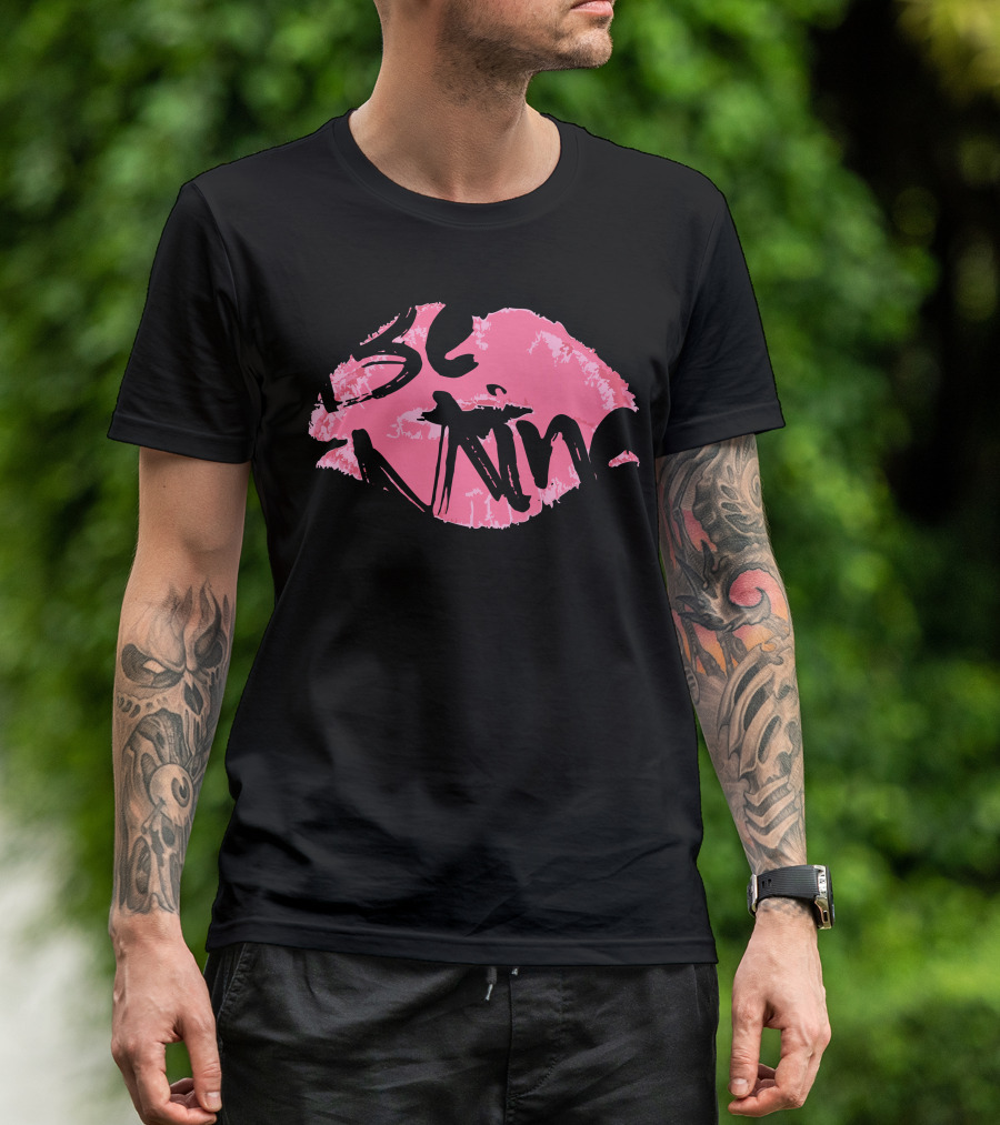 Be Mine Pink Kiss Lip T-Shirt