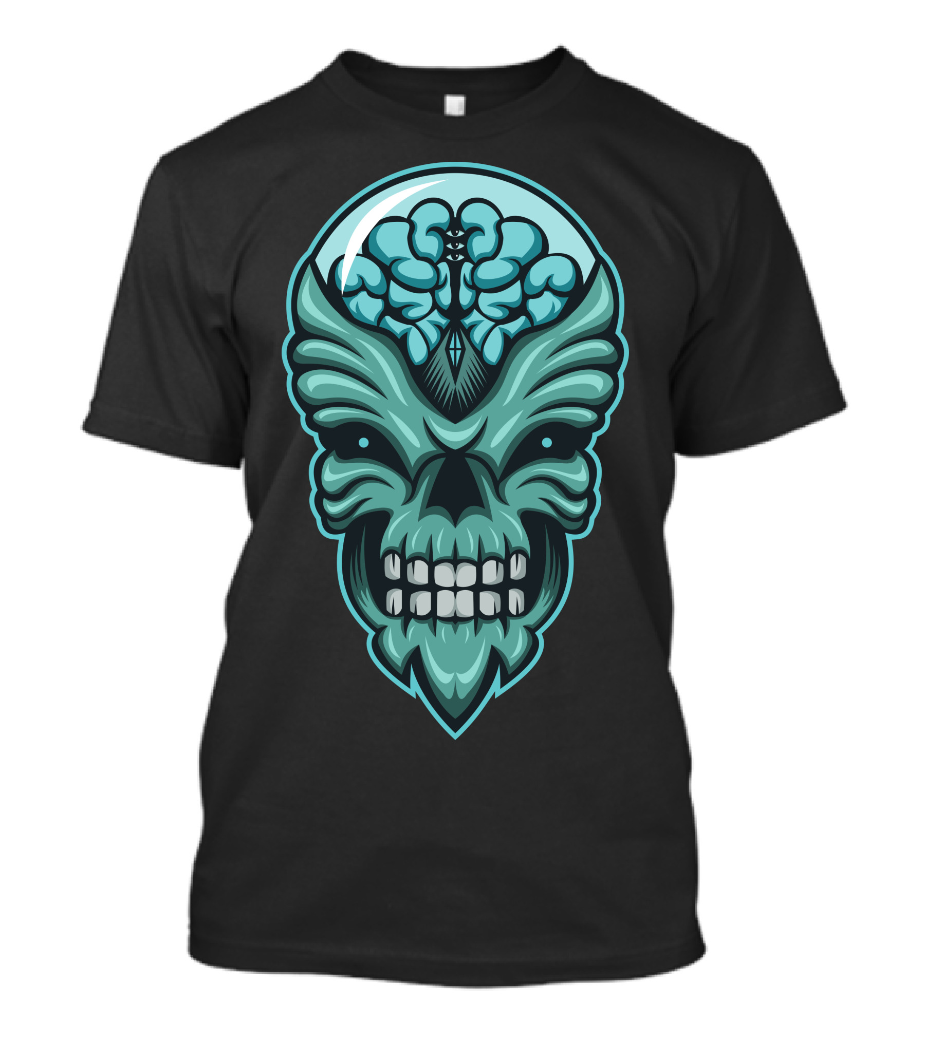 Brain Skull T-Shirt