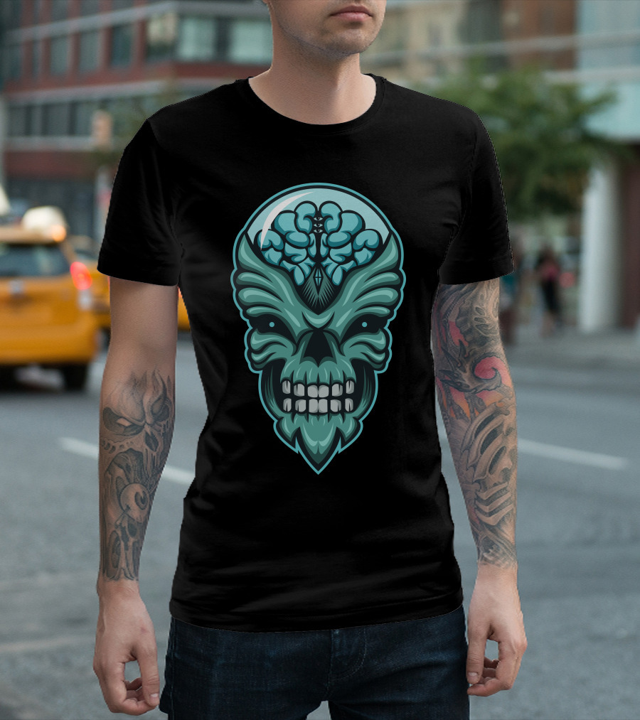 Brain Skull T-Shirt