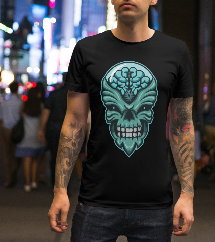 Brain Skull T-Shirt