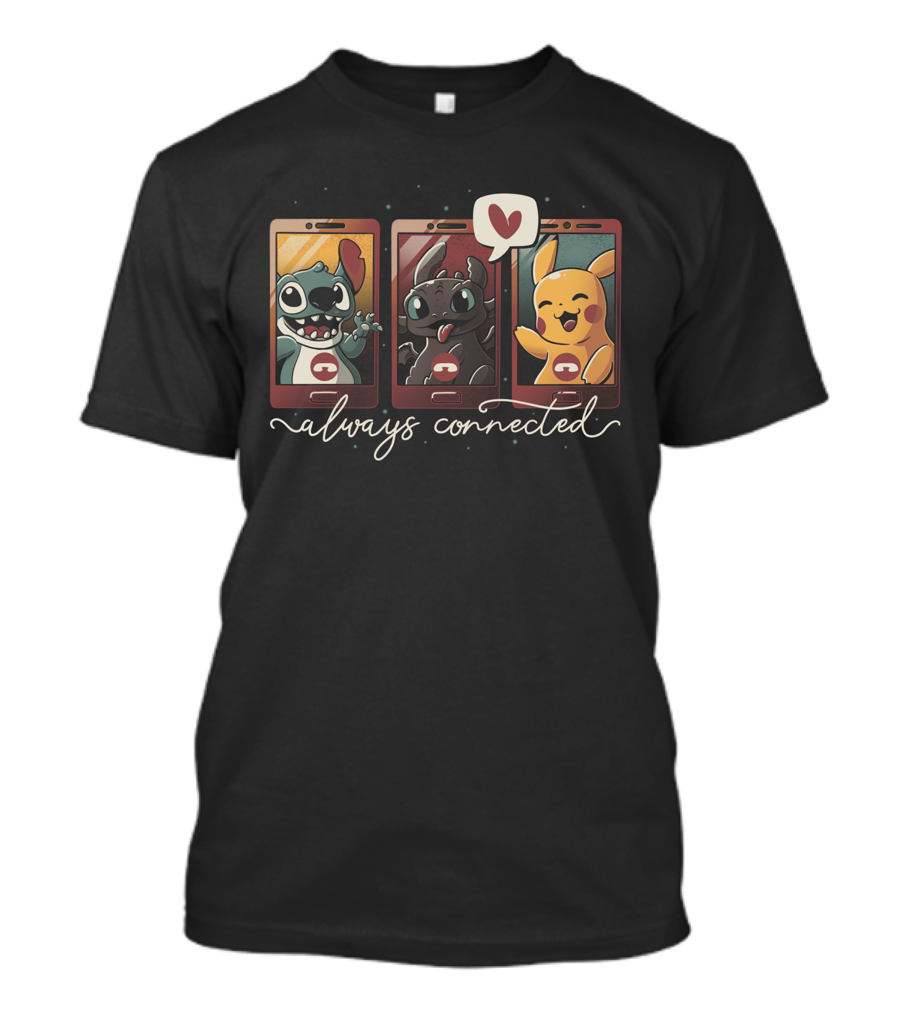 Always Connected Always Connected Cute Connection T-Shirt