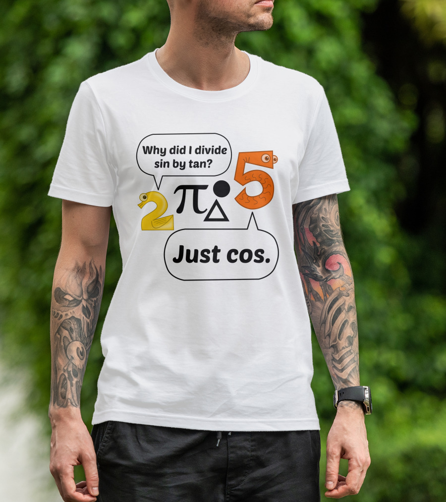 Why Did I Divide Sin By Tan 2 Pi Triangle 5 Just Cos T-Shirt