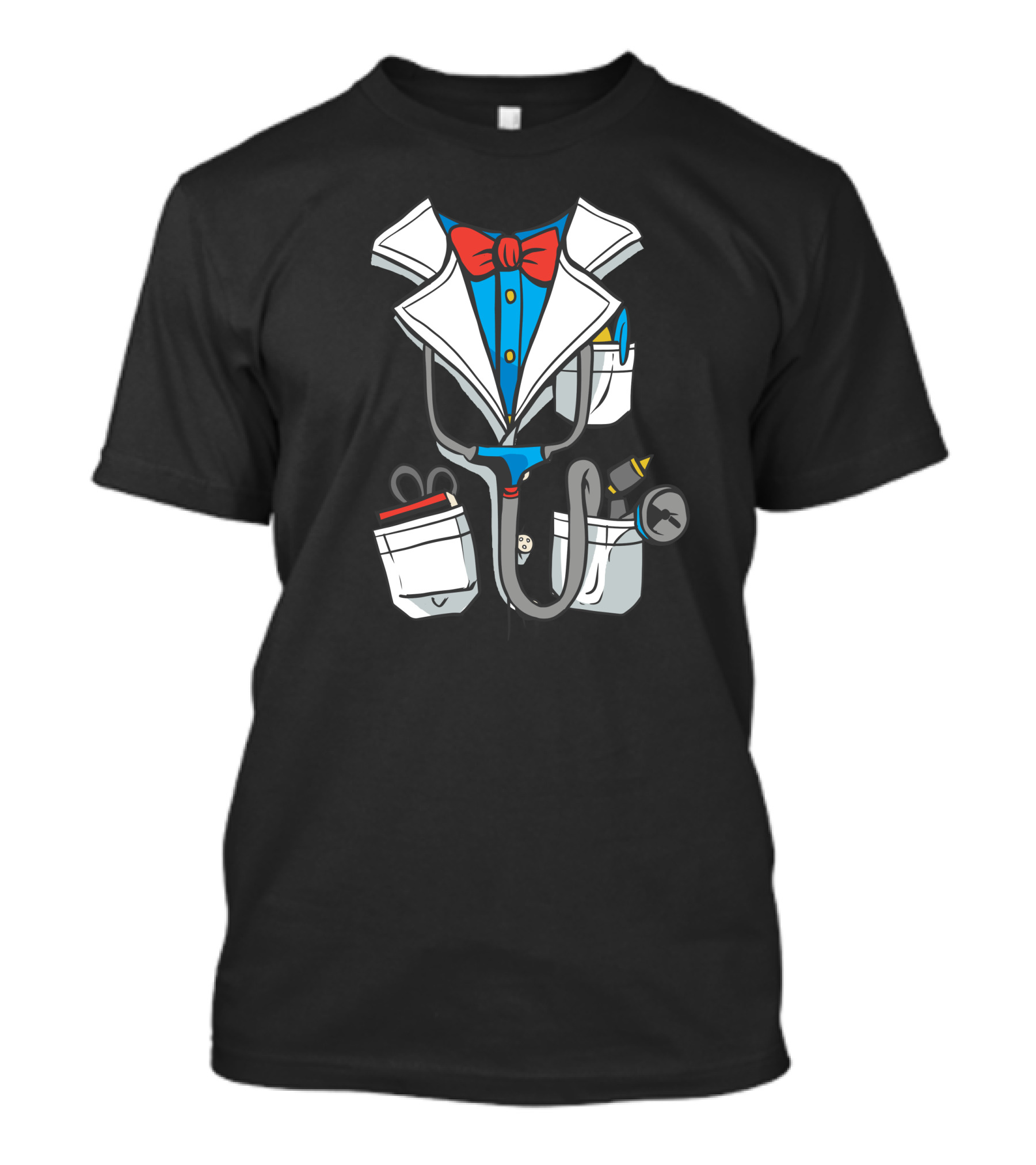 Doctor Costume With Stethoscope And Accessories T-Shirt