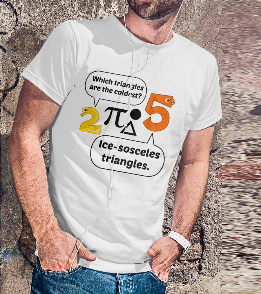 Which Triangles Are The Coldest Ice Sosceles Triangles 2 π 5 T-Shirt