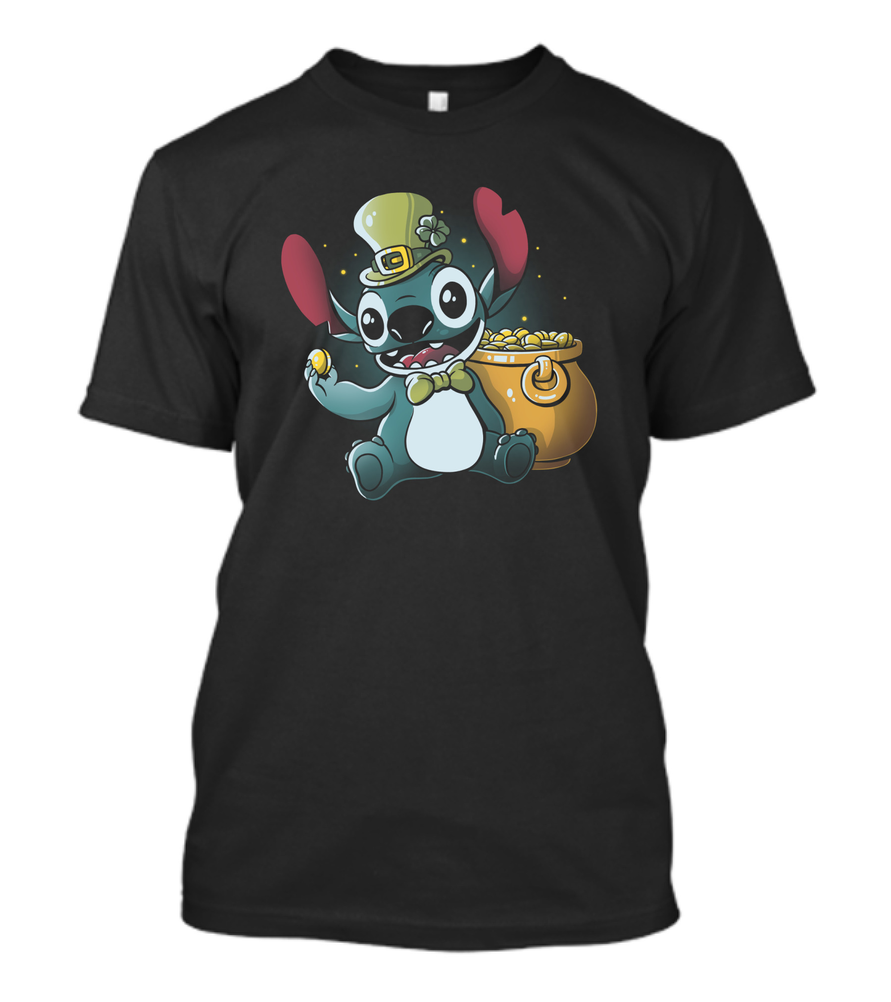 Leprechaun Alien With Pot Of Gold T-Shirt