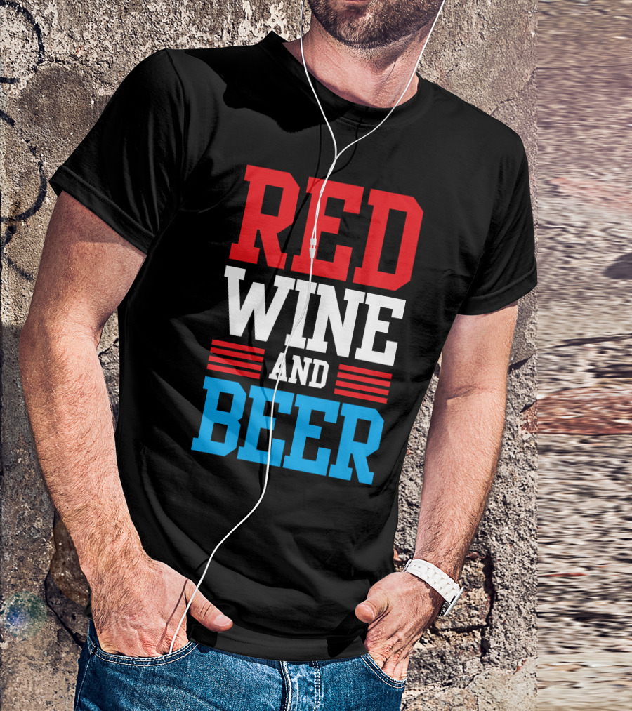 RED WINE AND BEER T-Shirt