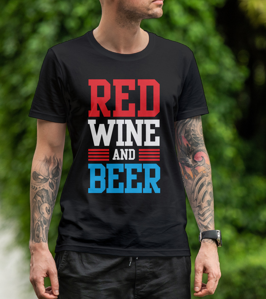 RED WINE AND BEER T-Shirt