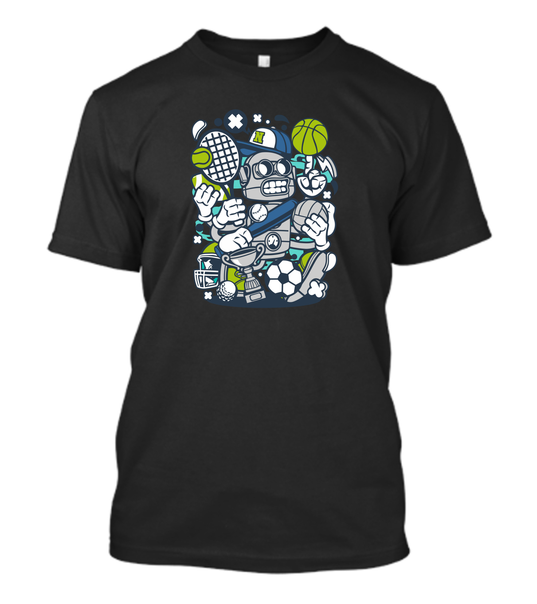 N Sports Robot Trophy Champion T-Shirt