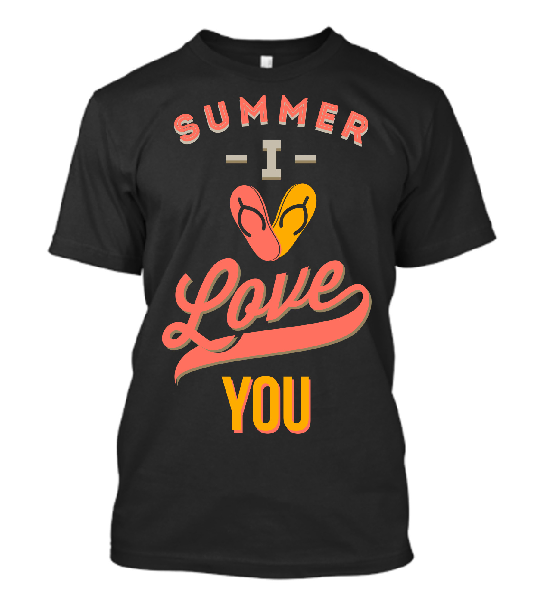 Summer I Love You Flip-Flops T-Shirt