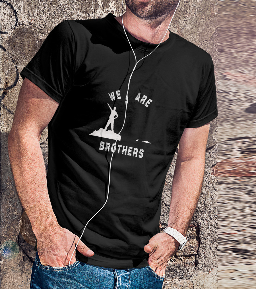 We Are Brothers Silhouette Duo Mountain Pose T-Shirt