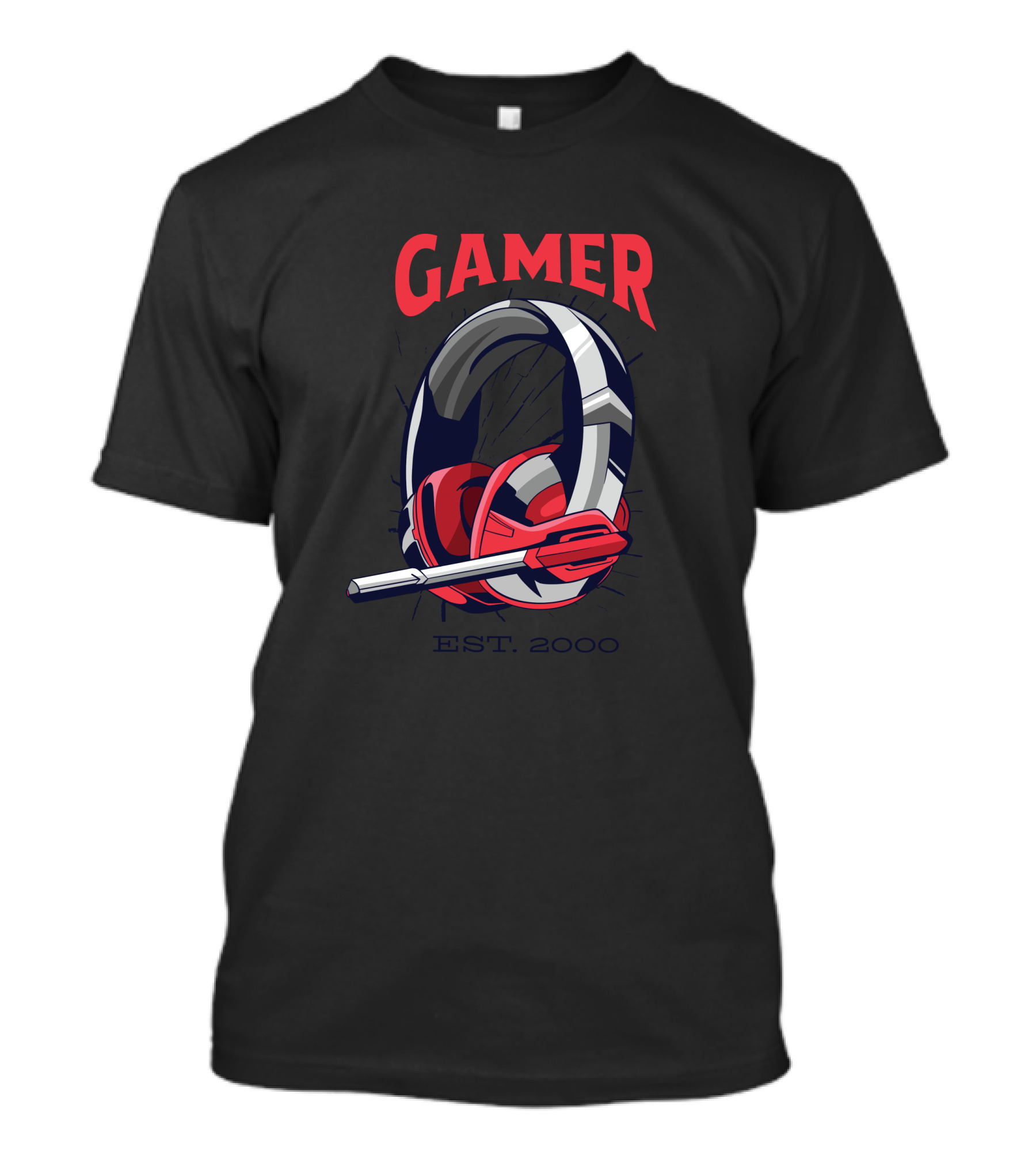 Gamer Headset EST. 2000 T-Shirt