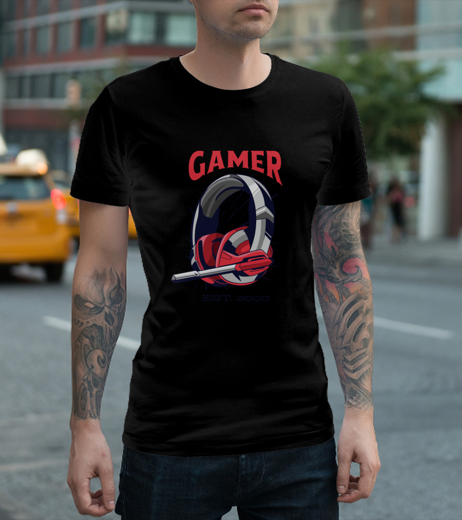 Gamer Headset EST. 2000 T-Shirt