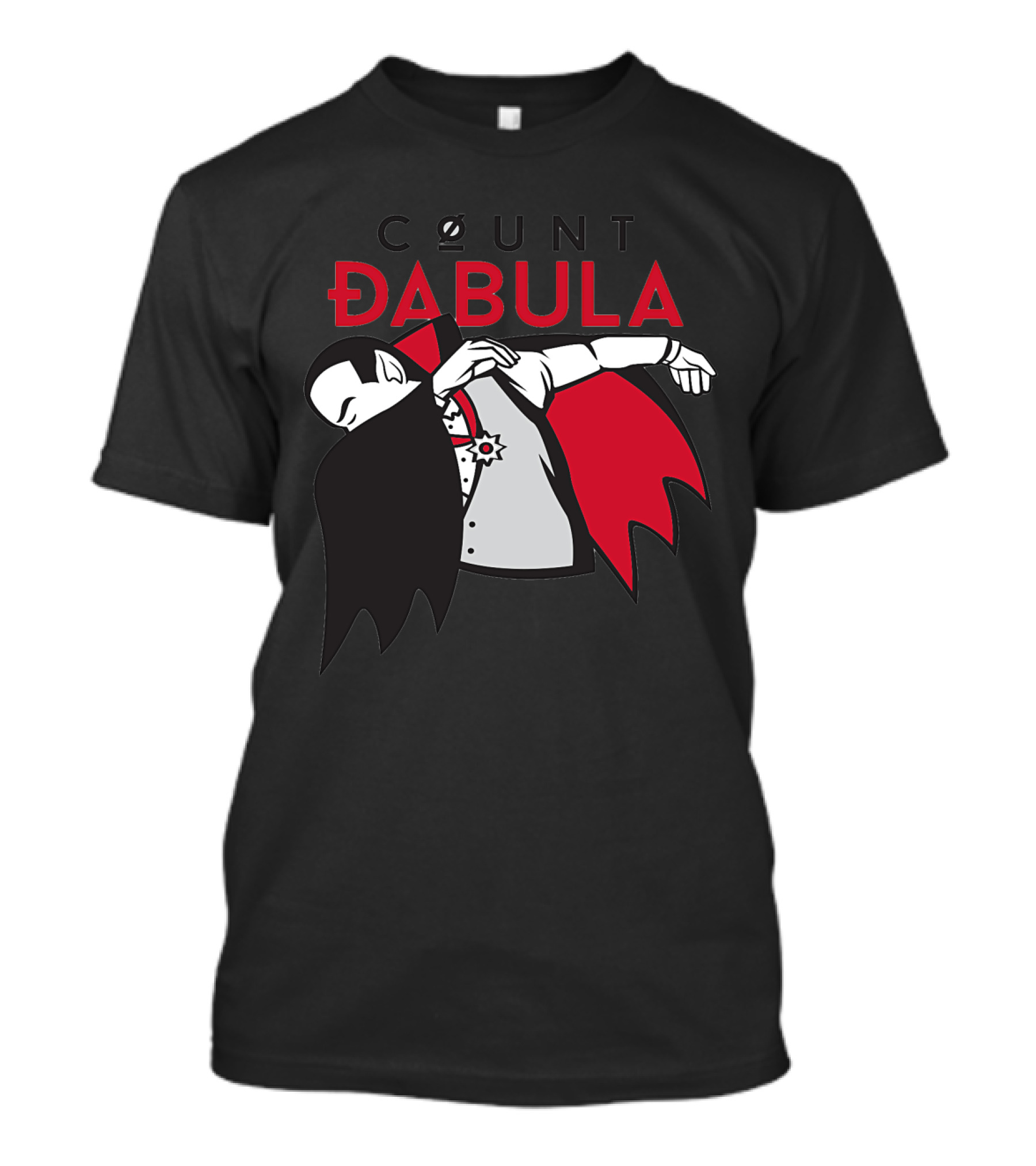 COUNT DABULA Dracula Dab Vampire Gesture Iconic Mashup T-Shirt