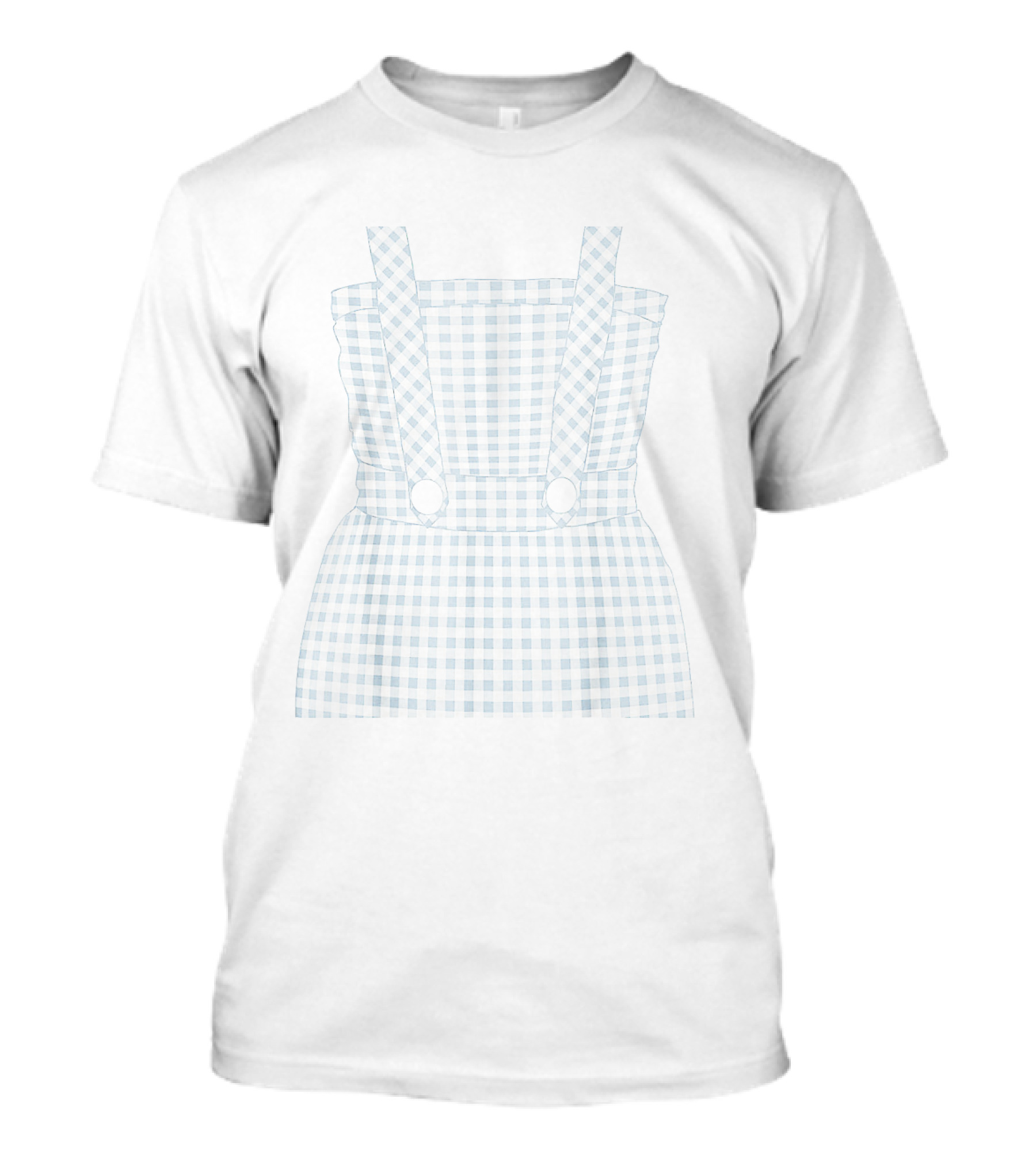 OZ Wizard Halloween Dorothy Gingham Dress Costume T-Shirt