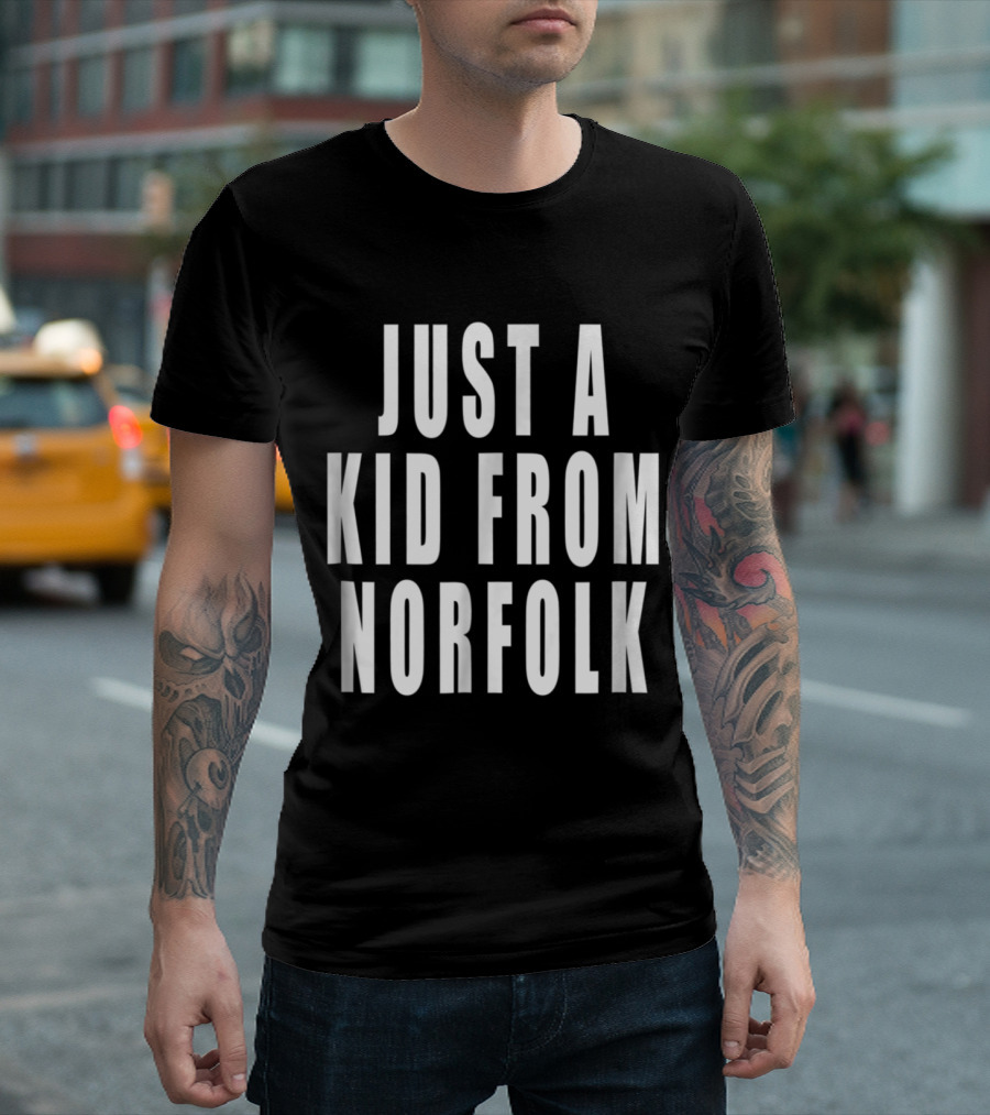 Norfolk Virginia Pride - Just A Kid From Norfolk T-Shirt