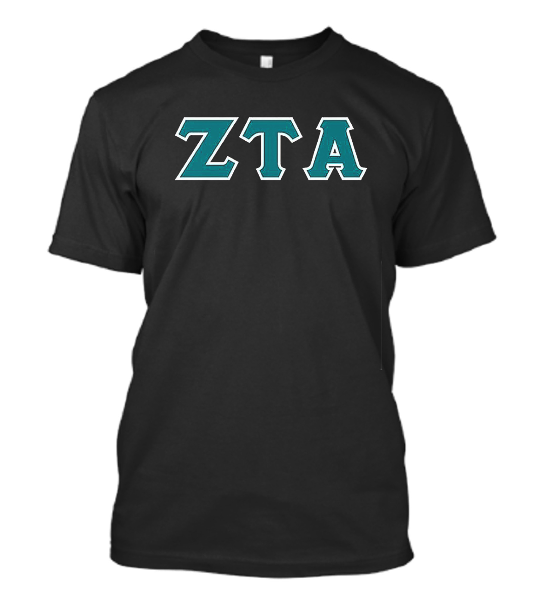 Zeta Tau Alpha ZTA Greek Letters Sorority T-Shirt
