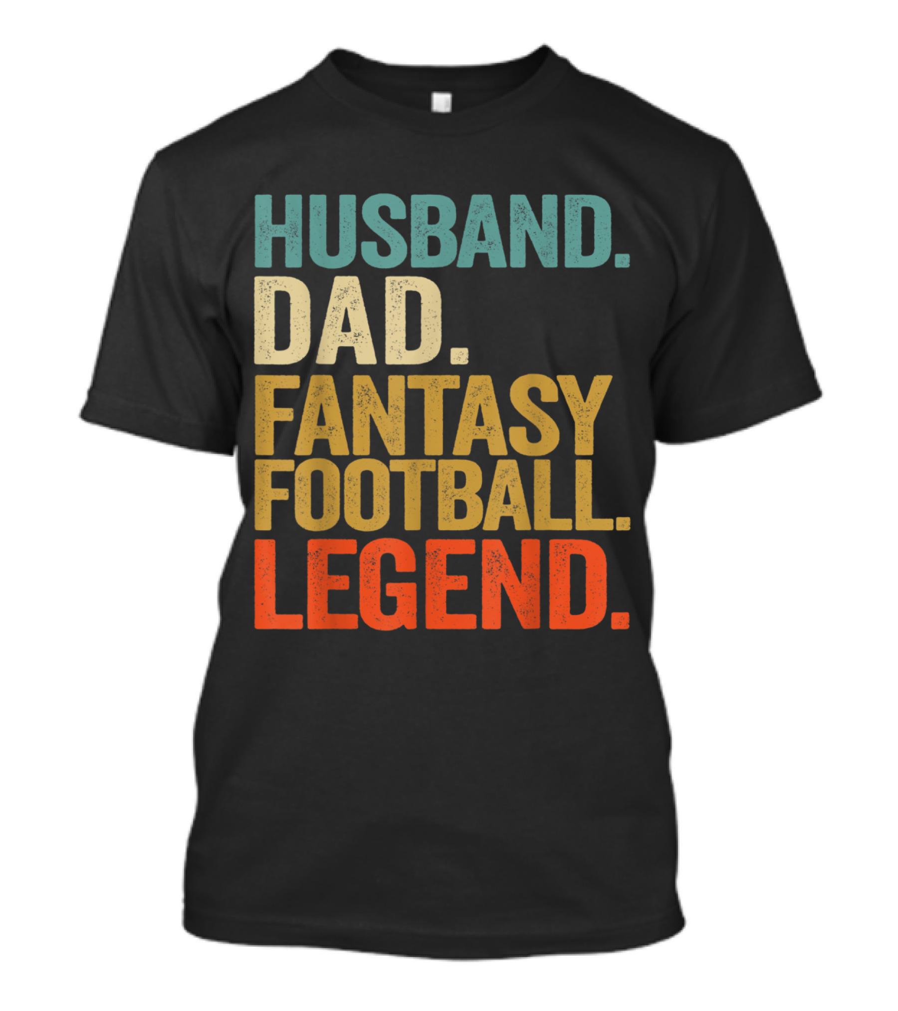 Husband Dad Fantasy Football Legend Mens Shirt Iconic Sports Gift T-Shirt