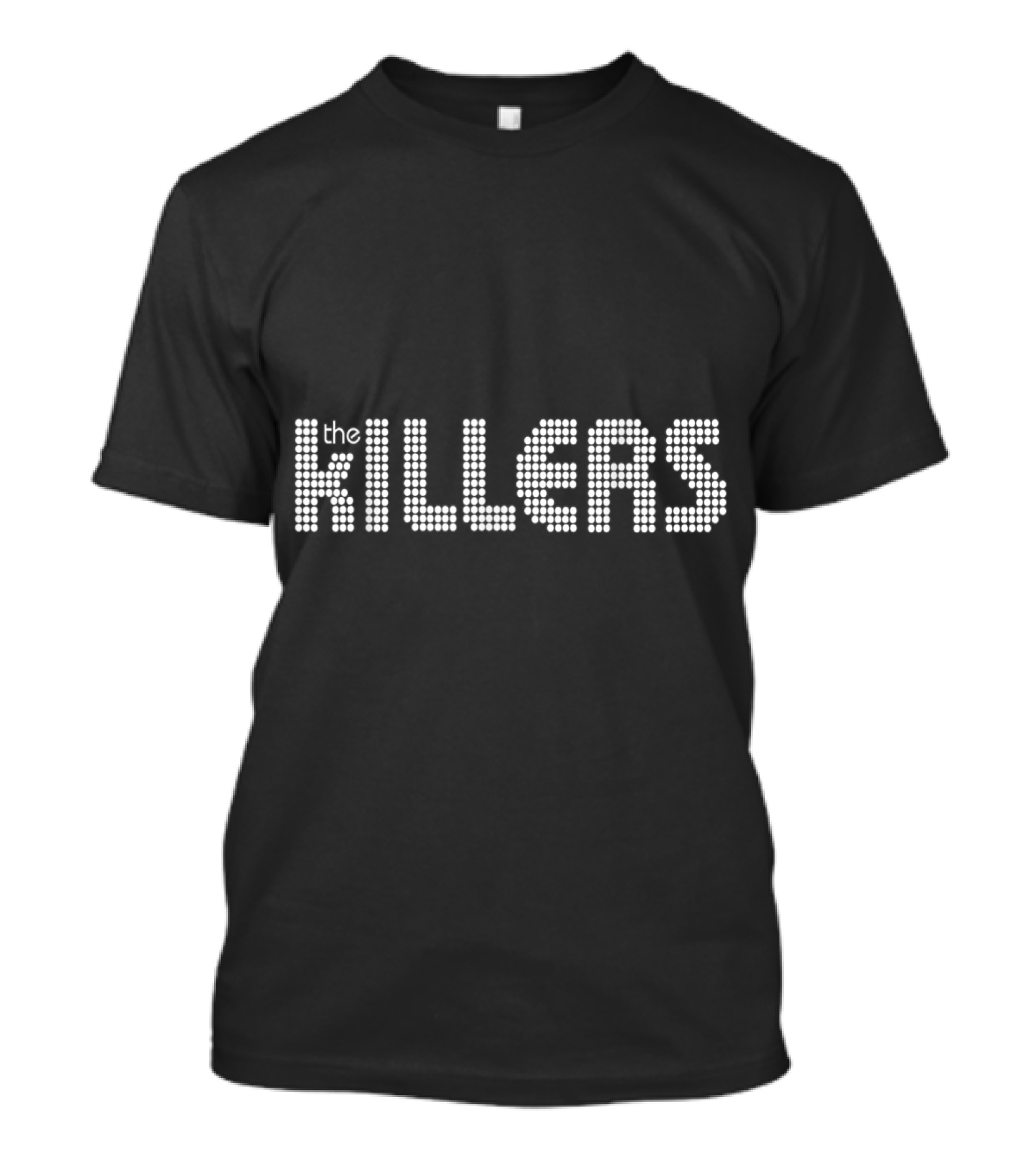 The Killers Band Logo Dotted Text T-Shirt