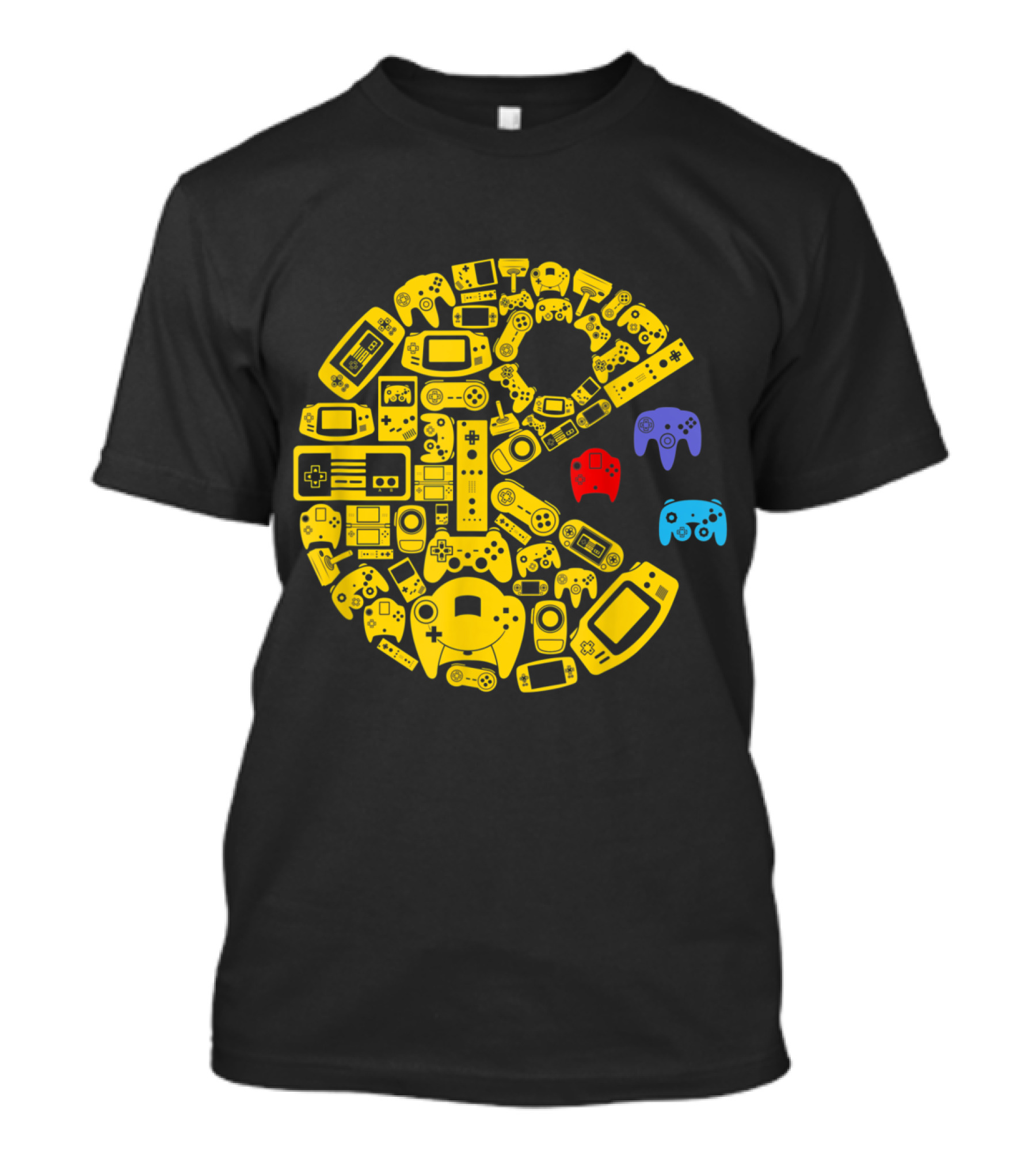 Classic Vintage Controller Collection Video Gamers Retro T-Shirt