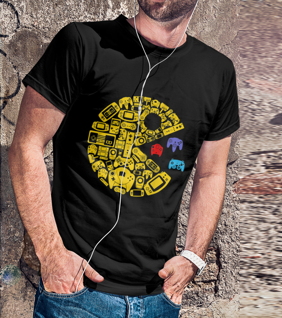 Classic Vintage Controller Collection Video Gamers Retro T-Shirt