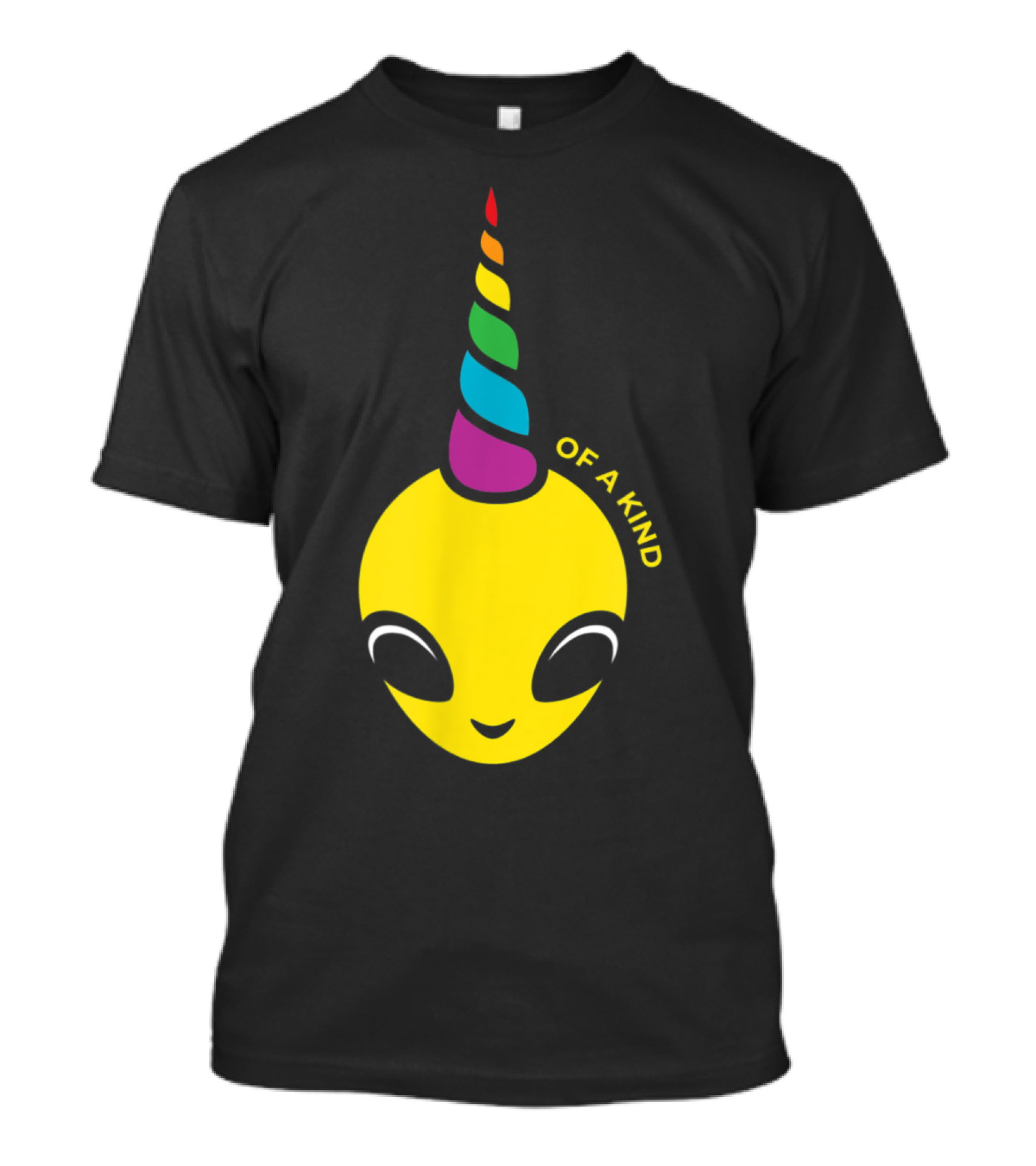 OF A KIND Alien Rainbow Unicorn Horn T-Shirt