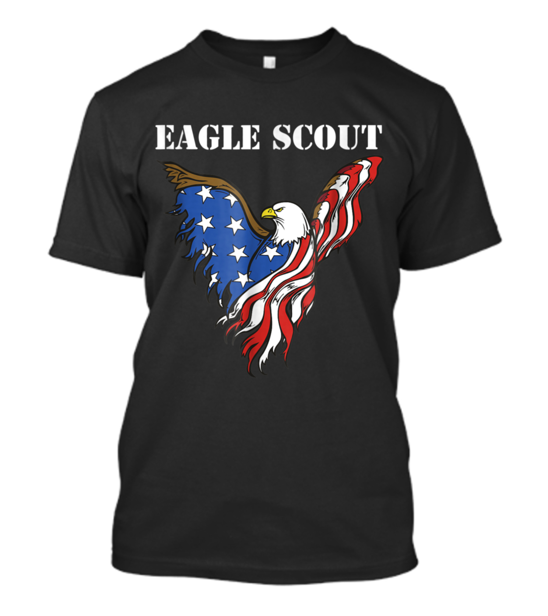 Eagle Scout Patriotic American Flag Eagle 20462 T-Shirt