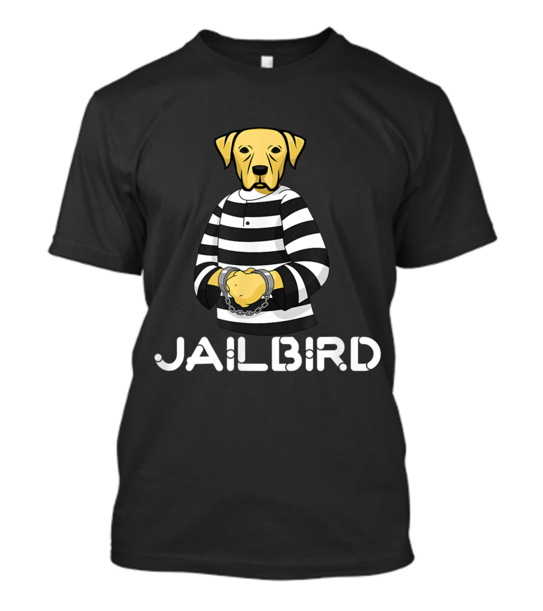 Funny Jailbird Puppy Dog Lovers Pet In Handcuffs T-Shirt
