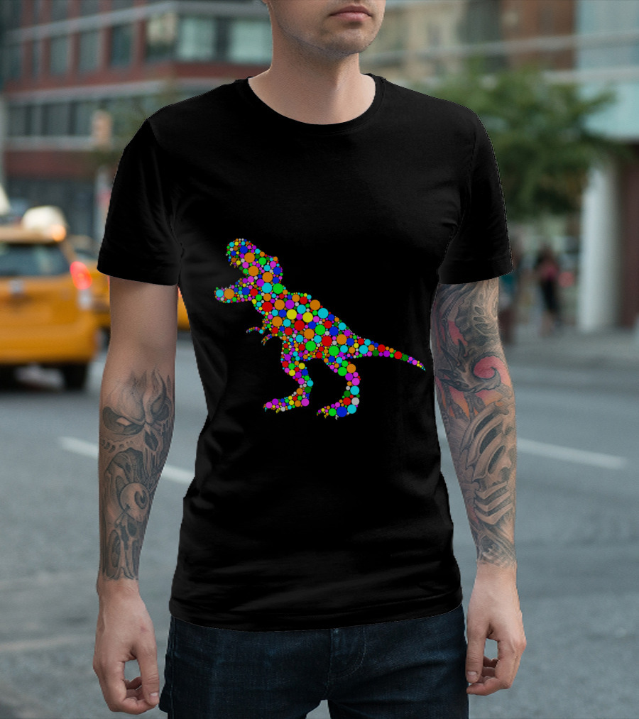 Dot T-Rex Dinosaur International Dot Day Lovers T-Shirt