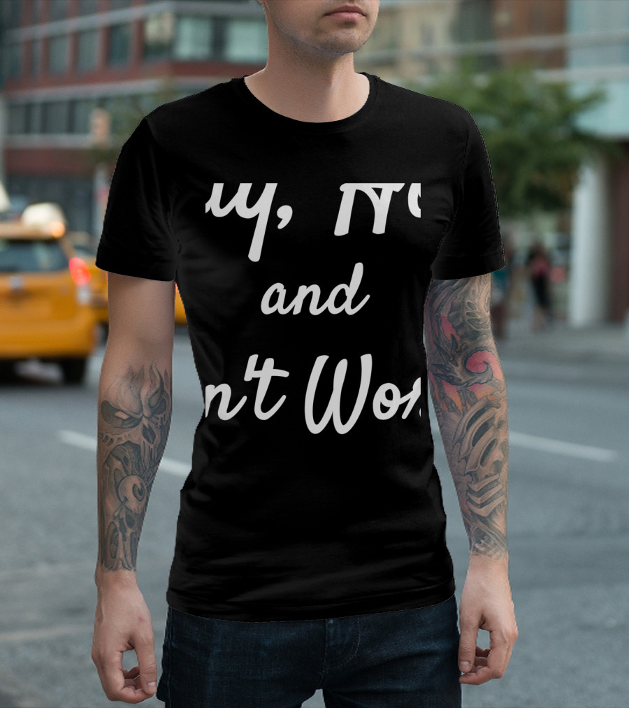 Pray Hope and Don't Worry Padre Pio Catholic T-Shirt