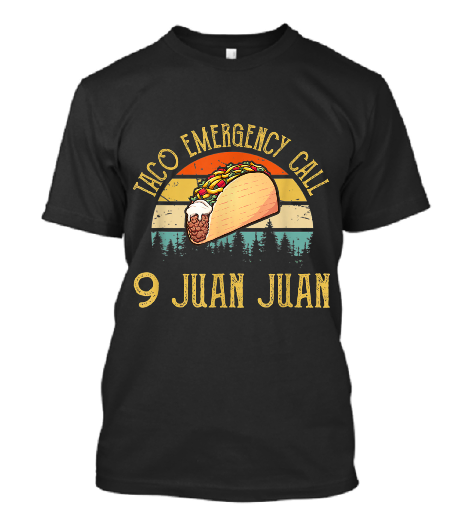 Taco Emergency Call 9 Juan Juan Cinco De Mayo Party T-Shirt