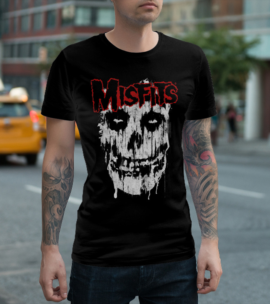 Misfits Skull Splatter T-Shirt