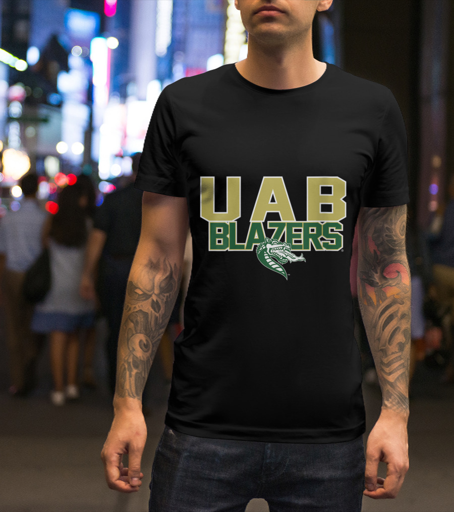 UAB Blazers NCAA University Alabama Birmingham Logo 1700CF01 T-Shirt