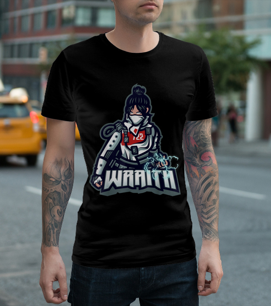 Apex Legends Video Gamer Wraith M12 Electricity T-Shirt