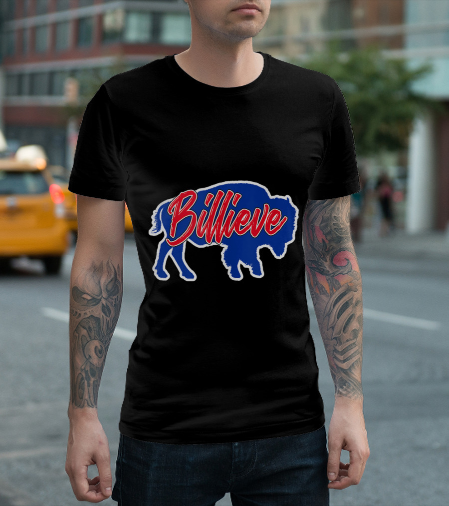 Billieve Buffalo Bills Mafia 716 BFLO WNY Football New York T-Shirt