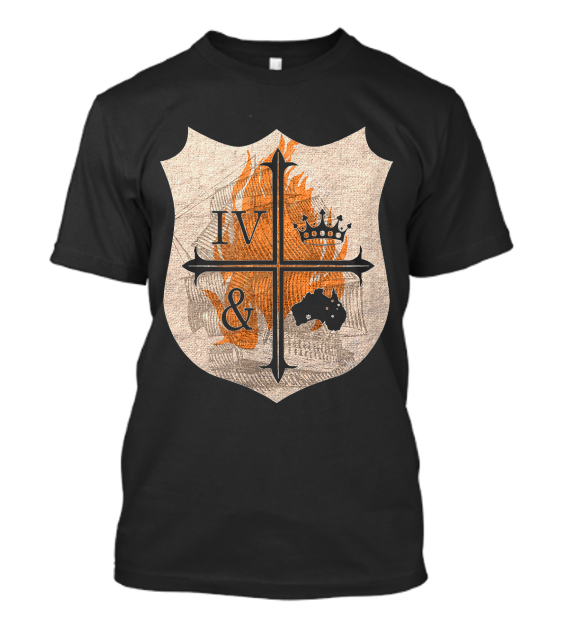 Country For King And God Only Knows IV Burn The Ships T-Shirt