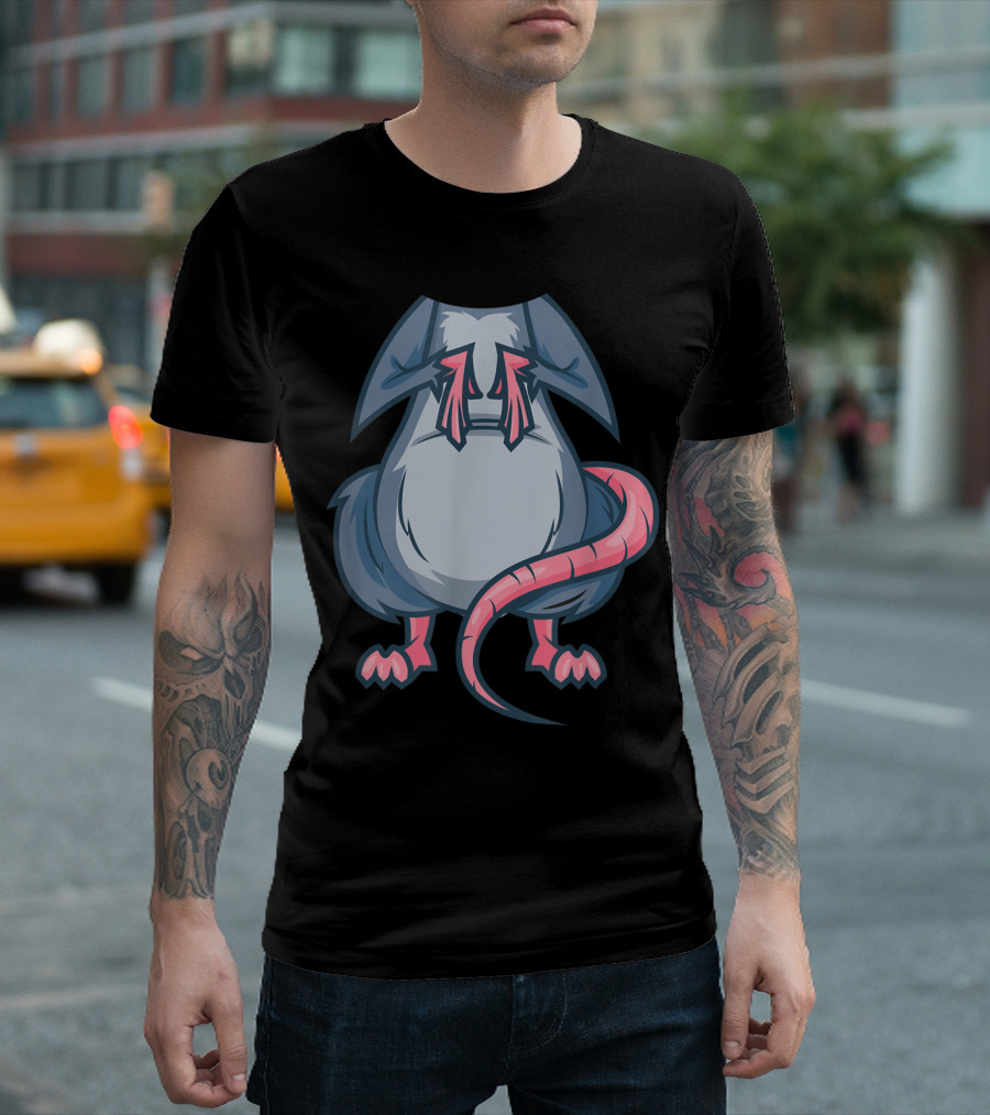Mouse Costume Halloween Easy Rat Cosplay Last Minute Outfit Idea T-Shirt