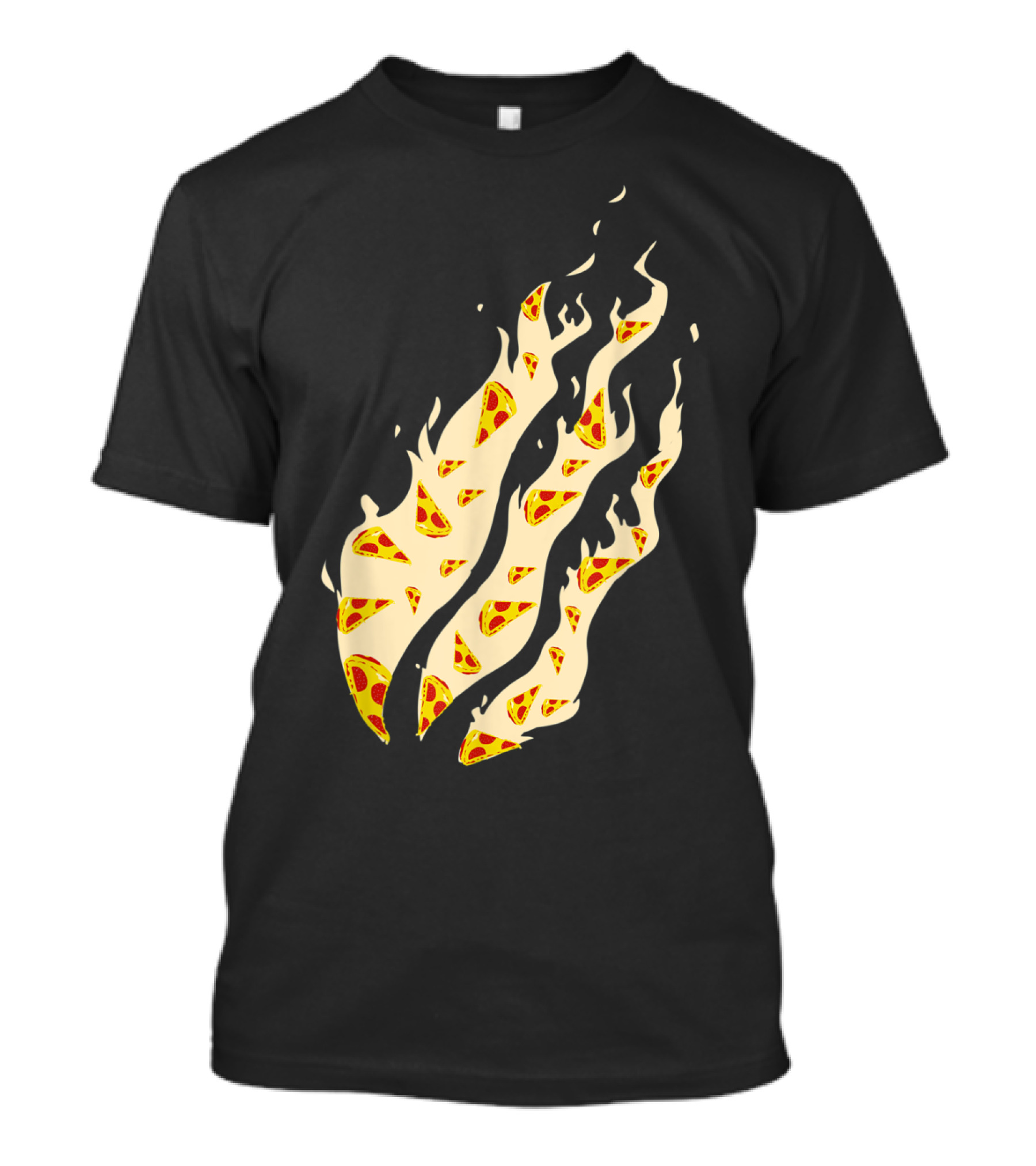 Pizza Fire Nation Gamer Playz Flames T-Shirt