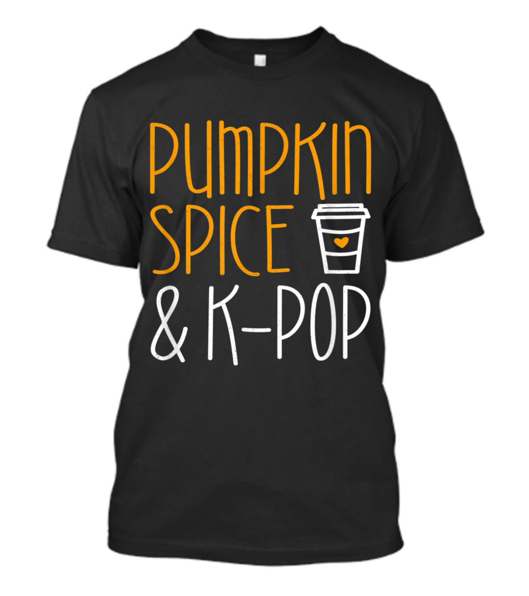 Pumpkin Spice And K-Pop Coffee Cup Fall Season T-Shirt