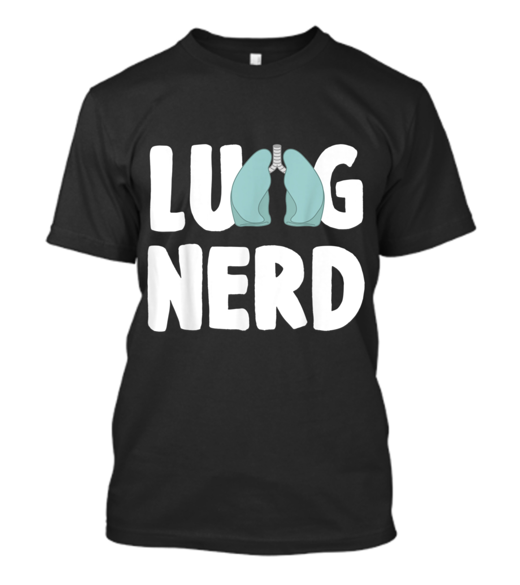 Lung Nerd Respiratory Therapist Lungs T-Shirt