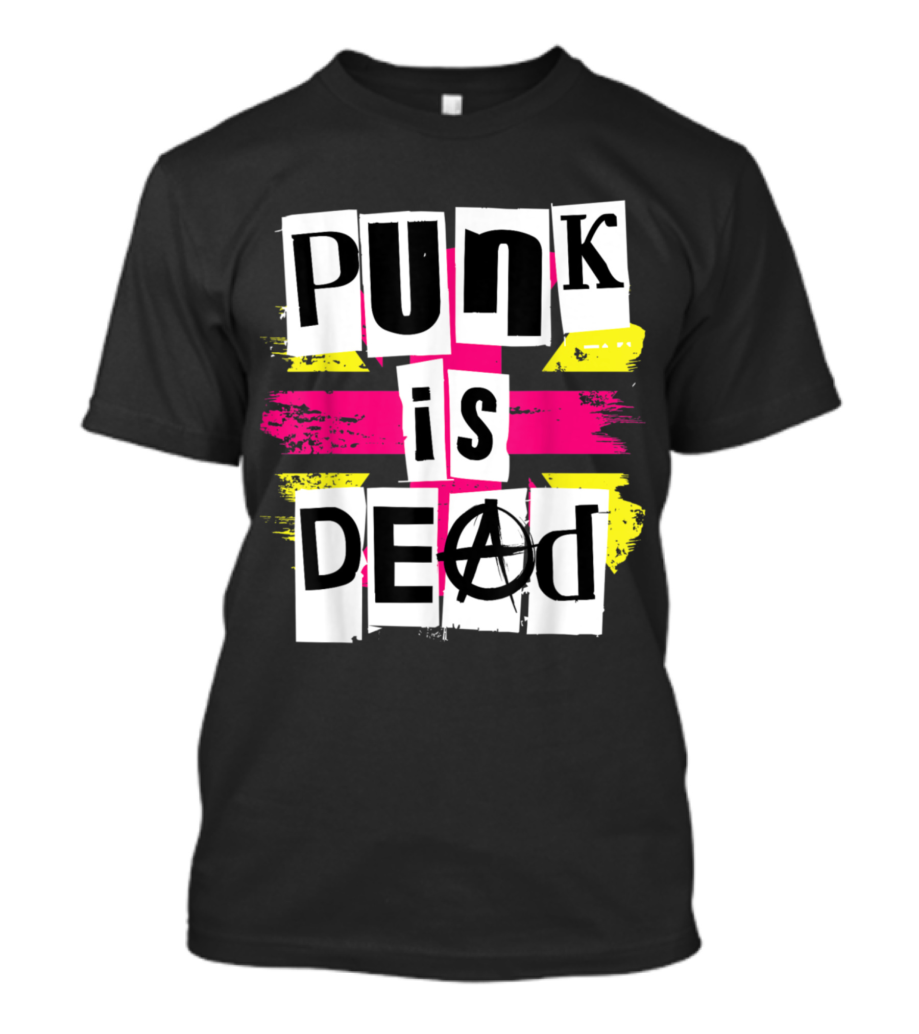 Punk Is Dead Anarchy Symbol For Punk Rock Fans T-Shirt