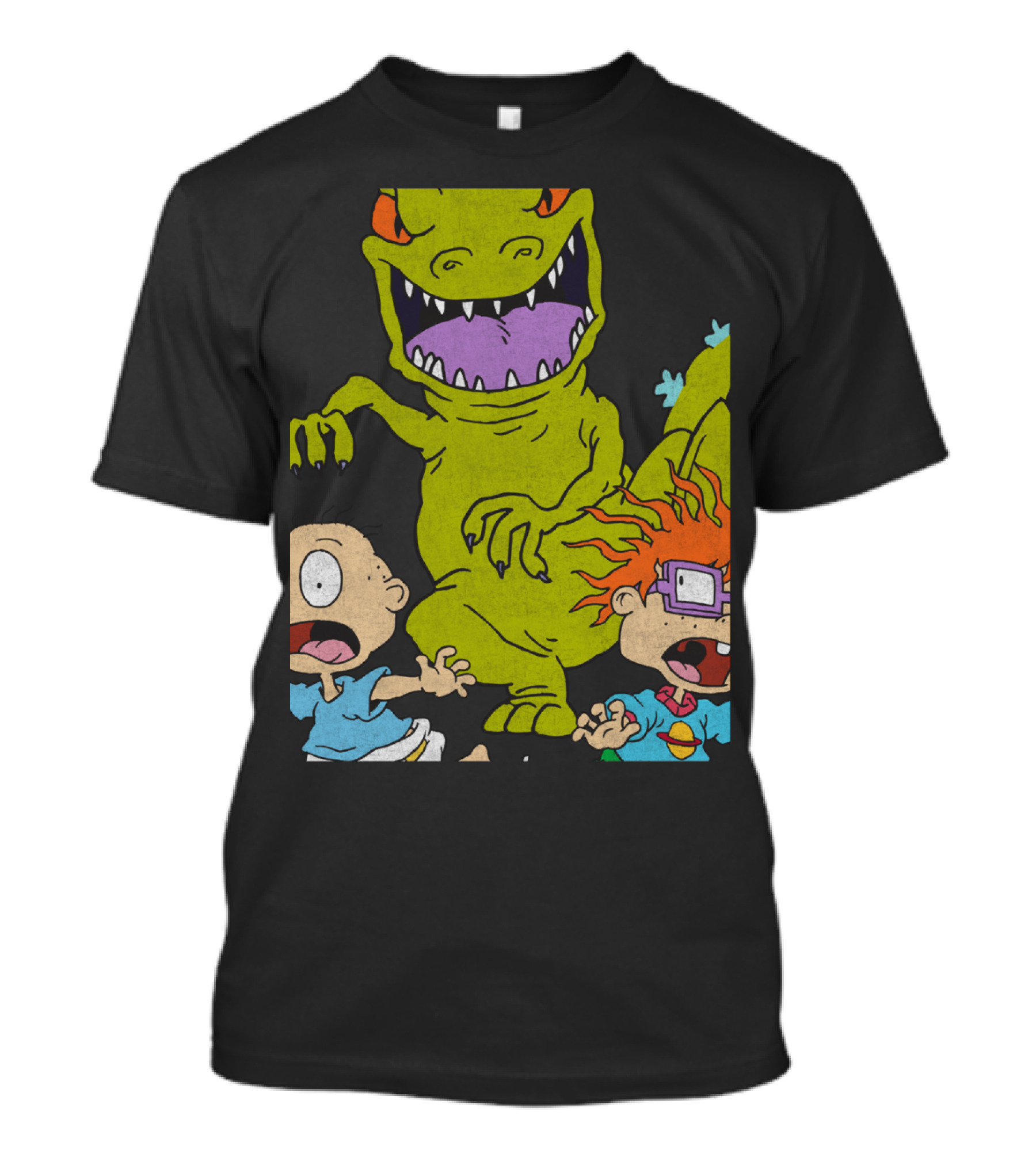 Rugrats Reptar Chase 90s Rugrats Reptar Chase T-Shirt