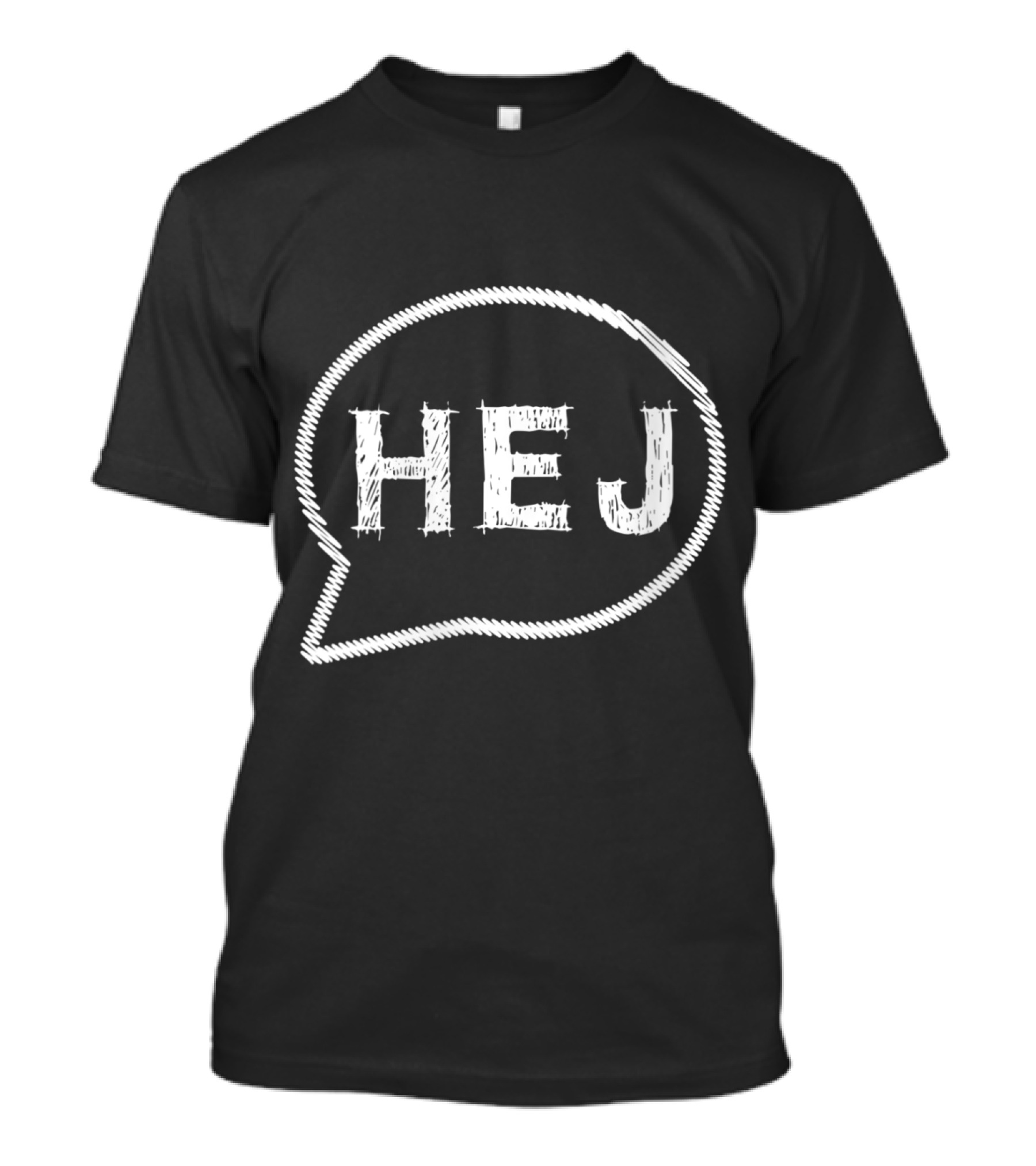 Hej Speech Bubble Swedish Greetings T-Shirt