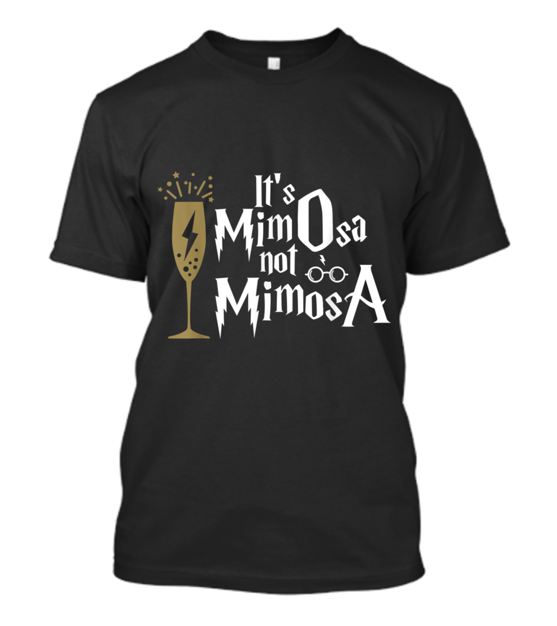 It's MimOsa Not MimosA Magic Lightning Glass Spectacles T-Shirt